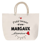 Sac Fête des Mères Mamie Famille Idée Cadeau anniversaire Noël Travail Boulot Métier Départ Retraite Collègue Femme cabas shopping plage