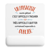 Tapis de souris ergonomique avec repose-poignet, accessoire bureau pour femme et homme, fête des pères, cadeau pas cher, idée cadeau fête des mères, secret santa, départ à la retraite, télétravail et gaming