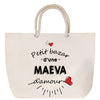 Sac Fête des Mères Mamie Famille Idée Cadeau anniversaire Noël Travail Boulot Métier Départ Retraite Collègue Femme cabas shopping plage