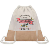 Sac Fête des Mères Mamie Maman Cadeau anniversaire Noël Travail Métier Départ Retraite Collègue Femme cabas shopping plage