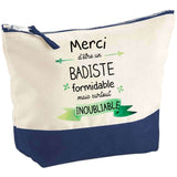Pochette Trousse Fête des Mères Fêtes des Pères Mamie Papi Famille Idée Cadeau anniversaire Noël Travail Boulot Métier Départ Retraite Collègue Femme Homme