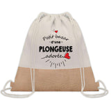 Sac Fête des Mères Mamie Maman Cadeau anniversaire Noël Travail Métier Départ Retraite Collègue Femme cabas shopping plage