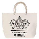 Sac Fête des Mères Mamie Famille Idée Cadeau anniversaire Noël Travail Boulot Métier Départ Retraite Collègue Femme cabas shopping plage