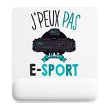 Tapis de souris ergonomique avec repose-poignet, accessoire bureau pour femme et homme, fête des pères, cadeau pas cher, idée cadeau fête des mères, secret santa, départ à la retraite, télétravail et gaming