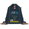 sac a dos bleu coton recycle avec pochette idee cadeau originale pour collegue ami prof ou membre de la famille cadeau mixte noel anniversaire secret santa ou depart au travail sac leger pratique et ecologique design breton moderne