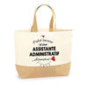 Sac Jute Fête des Mères Fêtes des Pères Mamie Papi Famille Idée Cadeau anniversaire Noël Travail Boulot Métier Départ Retraite Collègue Femme Homme