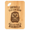 Planche bambou gravée personnalisée femme idée cadeau Fête des Mères apéro 30×20 prénom cuisine plateau fromage anniversaire noel maman mamie