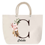 Sac Fête des Mères Mamie Famille Idée Cadeau anniversaire Noël Travail Boulot Métier Départ Retraite Collègue Femme cabas shopping plage