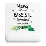 Tapis de souris ergonomique avec repose-poignet, accessoire bureau pour femme et homme, fête des pères, cadeau pas cher, idée cadeau fête des mères, secret santa, départ à la retraite, télétravail et gaming
