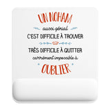 Tapis de souris ergonomique avec repose-poignet, accessoire bureau pour femme et homme, fête des pères, cadeau pas cher, idée cadeau fête des mères, secret santa, départ à la retraite, télétravail et gaming