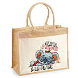 Sac Fête des Mères Mamie MAman Soeur Femme Famille Idée Cadeau anniversaire Noël Travail Boulot Métier Départ Retraite Collègue Femme cabas shopping plage
