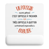 Tapis de souris ergonomique avec repose-poignet, accessoire bureau pour femme et homme, fête des pères, cadeau pas cher, idée cadeau fête des mères, secret santa, départ à la retraite, télétravail et gaming