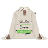 Sac à dos avec pochette Meilleur Cousin de tous les temps