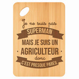 Planche bambou gravée personnalisée homme idée cadeau Fête des Pères apéro 30×20 prénom cuisine plateau fromage anniversaire noel papa papi 