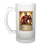 fete des peres papa carte geek gamer cadeau anniversaire noel chope verre à bière cervoise