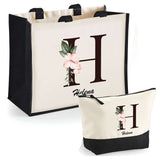 Cabas femme sac plage ou shopping tote bag pochette trousse Idée cadeau original pour anniversaire Noël travail départ retraite collègue famille fete des mères maman mamie
