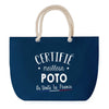 Sac de plage Bleu anse corde Certifié meilleur Poto