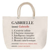 Sac Fête des Mères Mamie Famille Idée Cadeau anniversaire Noël Travail Boulot Métier Départ Retraite Collègue Femme cabas shopping plage