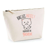 Trousse pochette de rangement maquillage Fête des Mères Mamie Famille Idée Cadeau anniversaire Noël Travail Boulot Métier Départ Retraite Collègue Femme