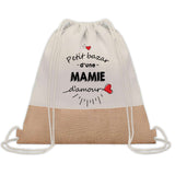 Sac Fête des Mères Mamie Maman Cadeau anniversaire Noël Travail Métier Départ Retraite Collègue Femme cabas shopping plage