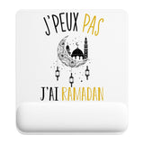 Tapis de souris ergonomique avec repose-poignet, accessoire bureau pour femme et homme, fête des pères, cadeau pas cher, idée cadeau fête des mères, secret santa, départ à la retraite, télétravail et gaming