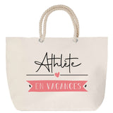 Sac Fête des Mères Mamie Famille Idée Cadeau anniversaire Noël Travail Boulot Métier Départ Retraite Collègue Femme cabas shopping plage