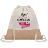 Sac Fête des Mères Mamie Maman Cadeau anniversaire Noël Travail Métier Départ Retraite Collègue Femme cabas shopping plage