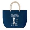 Sac de plage Bleu anse corde J'peux Pas Golf