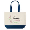 Sac de shopping bleu Enseignante d'exception