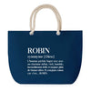 Sac de plage Bleu anse corde Robin Définition Homme