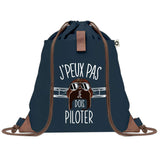sac a dos bleu coton recycle avec pochette idee cadeau originale pour collegue ami prof ou membre de la famille cadeau mixte noel anniversaire secret santa ou depart au travail sac leger pratique et ecologique design breton moderne
