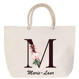 Sac Fête des Mères Mamie Famille Idée Cadeau anniversaire Noël Travail Boulot Métier Départ Retraite Collègue Femme cabas shopping plage