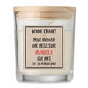 noël cadeau départ retraite travail collègue idée fête des mères boulot soeur grand-mères santa anniversaire femme fille saint valentin mamie maman bougie candle homme papa grand-père soeur frère