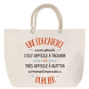 Sac Fête des Mères Mamie Famille Idée Cadeau anniversaire Noël Travail Boulot Métier Départ Retraite Collègue Femme cabas shopping plage