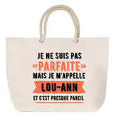 Sac Fête des Mères Mamie Famille Idée Cadeau anniversaire Noël Travail Boulot Métier Départ Retraite Collègue Femme cabas shopping plage
