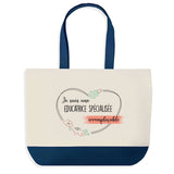 Sac de shopping bleu Éducatrice Spécialisée Irremplaçable