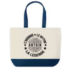 Sac de shopping bleu Antoin Homme Mythe Légende étoile