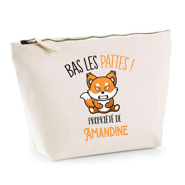 Trousse pochette de rangement maquillage Fête des Mères Mamie Famille Idée Cadeau anniversaire Noël Travail Boulot Métier Départ Retraite Collègue Femme