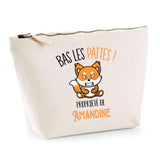 Trousse pochette de rangement maquillage Fête des Mères Mamie Famille Idée Cadeau anniversaire Noël Travail Boulot Métier Départ Retraite Collègue Femme