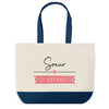 Sac de shopping bleu Soeur en Vacances