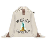 Sac à dos avec pochette New York Avec Toi c'est la Vie