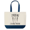 Sac de shopping bleu J'peux pas Danse Moderne