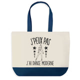 Sac de shopping bleu J'peux pas Danse Moderne