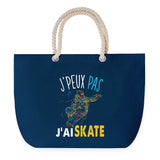 Sac de plage Bleu anse corde J'peux Pas Skate