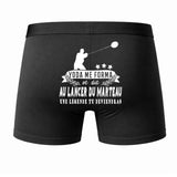 Caleçon Une légende Te Forma Lancer du Marteau - Dos - Humour Boxer Coton Motif Métier Idée Cadeau Anniversaire Noël Homme