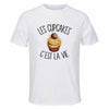 Maillot de Sport Homme Cupcakes C'est La Vie - T-Shirt Respirant Polyester Manches Courtes - Cadeau Sportif Anniversaire Noël Fête des Pères