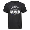 Maillot de Sport Homme Infirmier - T-Shirt Respirant Polyester Manches Courtes - Cadeau Sportif Anniversaire Noël Fête des Pères