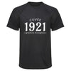 Maillot de Sport Homme 1921 Cuvee Grand Cru - T-Shirt Respirant Polyester Manches Courtes - Cadeau Sportif Anniversaire Noël Fête des Pères