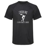 Maillot de Sport Homme Lancer du Disque Copie Jpeux Pas - T-Shirt Respirant Polyester Manches Courtes - Cadeau Sportif Anniversaire Noël Fête des Pères