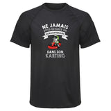 Maillot de Sport Homme Karting Copie Quarantenaire Homme - T-Shirt Respirant Polyester Manches Courtes - Cadeau Sportif Anniversaire Noël Fête des Pères